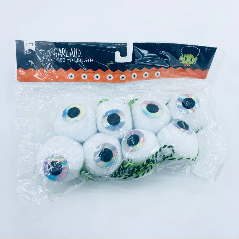Halloween Eyeball Garland Party Decoration New Packaging Damage